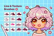 Anime Style Brushes for Procreate, a Brushes & More by InkPrintsTattoo (Thumbnail 2 of 8)