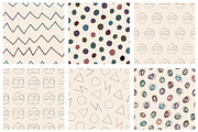 Hand drawn seamless cute patterns, a Pattern Graphic by ExpressShop (Thumbnail 2 of 5)