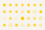 105 Sun Symbols, an Object Illustration by PixMarket (Thumbnail 6 of 9)