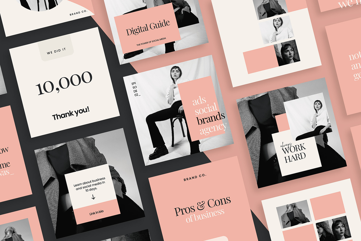 Pink | Social Media Template, a Social Media Template by Design District (Photo 15 of 16)