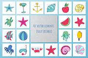 Summertime Vector Collection, an Object Illustration by CARROTDESIGN (Thumbnail 3 of 6)