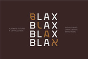 Blax - Sans Serif Alternate Font, a Sans Serif Font by suhadidesign (Thumbnail 2 of 20)
