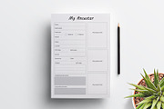 Editable Genealogy Tracker Planner, a Stationery Template by Mazharul Islam (Thumbnail 2 of 3)