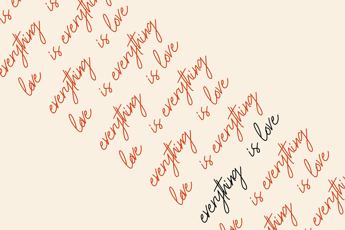 Amber Flow - Handwritten Script Type, a Handwritten Font by HipFonts (Photo 6 of 12)