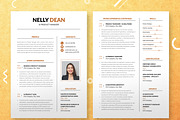 Minimalist Resume CV Template, a Stationery Template by ResumeInventor (Thumbnail 2 of 8)