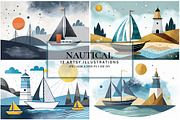 Nautical, a Decorative Illustration by Digital Art Creations (Thumbnail 3 of 7)