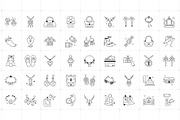 Animated Jewellery and Accessories, an Outline Icon by Prosymbols (Thumbnail 4 of 6)