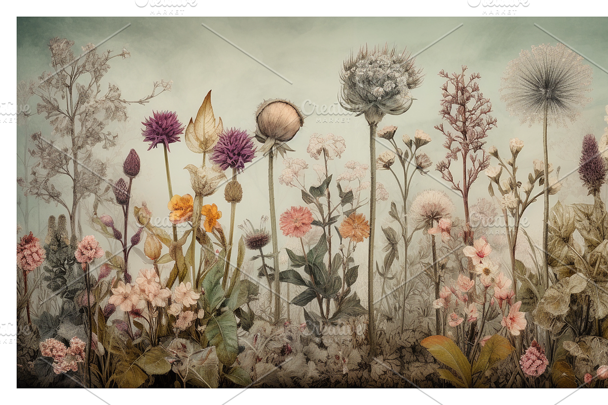 Zewe Collection · Zen Flowerscape, a Texture Illustration by milatovar (Photo 17 of 20)