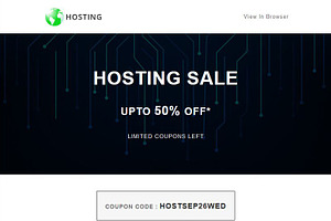 Hosting - Responsive Email Template