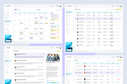School Management Dashboard, an UI Kit Template by peterdraw (Thumbnail 6 of 7)