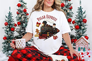 Christmas Train Conductor Design, an Illustration by DreamArtGraphic (Thumbnail 2 of 5)