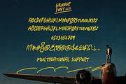 Grunge Font - Freestyle Display Font, a Font by Cruzine (Thumbnail 2 of 7)