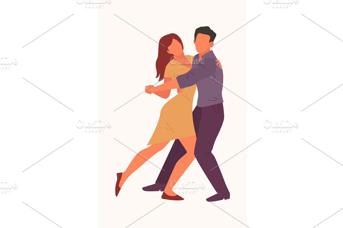 people dancing. dance from joy and, a Person Illustration by Multigon