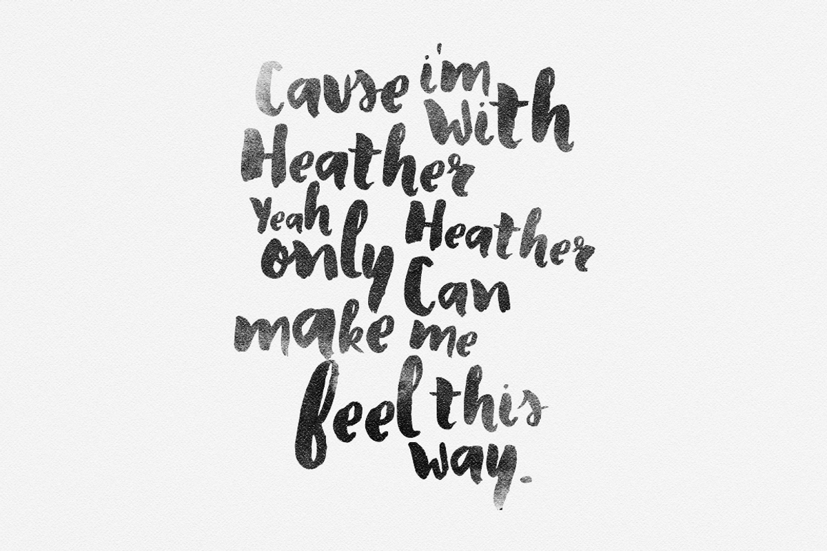 Heather Typeface preview 3