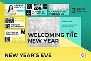 New Year's Eve PowerPoint, a Presentation Template by Antstheme (Thumbnail 1 of 4)
