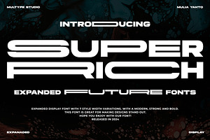 Super Rich Expanded - Stretch Font