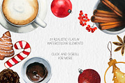 Watercolour Christmas Scene Creator, a Decorative Illustration by adrika.illustration (Thumbnail 2 of 7)