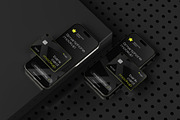 Bank Card with iPhone Mockup Set, an iPhone Mockup by mockupatelier (Thumbnail 9 of 9)