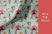 Circus Animals Watercolor patterns, a Pattern Graphic by watercolor kamill (Thumbnail 4 of 9)