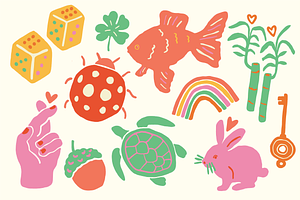 Feeling Lucky! Vector Illustrations!