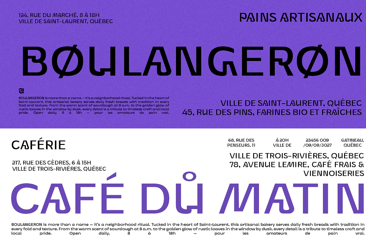 UT Goinera - A Unique Display Sans, a Sans Serif Font by Universitype (Photo 8 of 14)