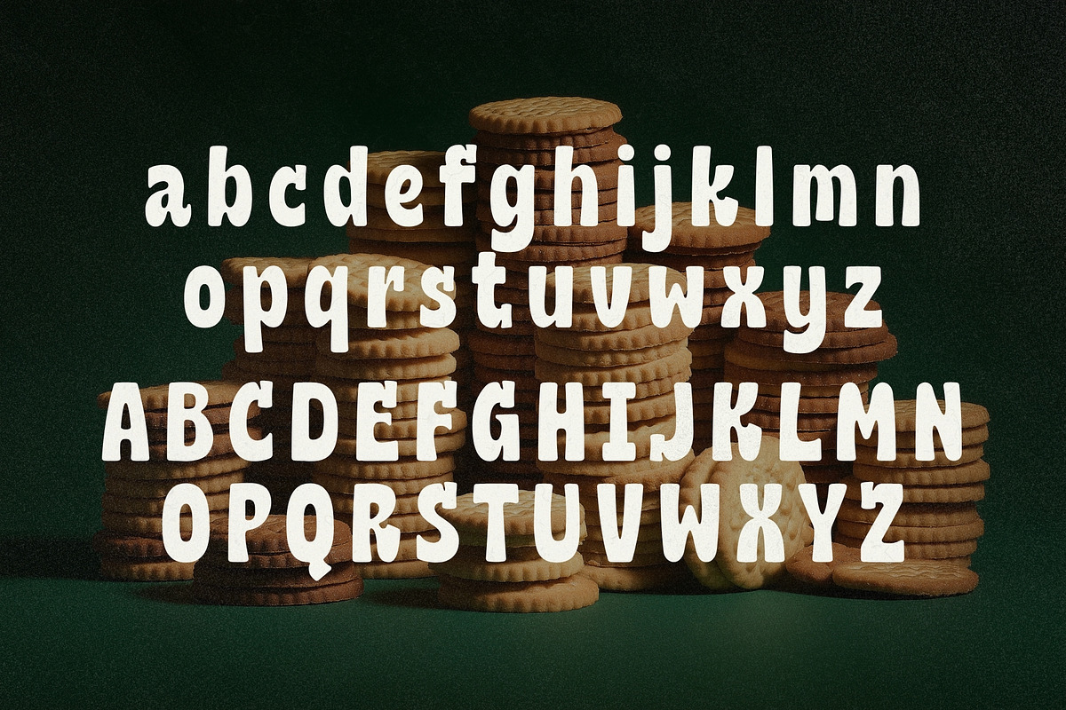 Biscuit Munch - Cute Chubby Display, a Serif Font by HipFonts (Photo 2 of 11)