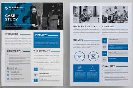Business Case Study, a Stationery Template by MightyDesign