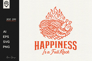 BBQ Grill Meat Lover Design, a Graphic by shaondesigns
