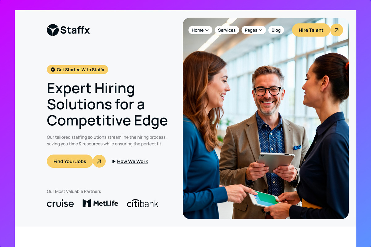 Staffing Recruiting WordPress Theme, a WordPress Template by FleexStudio (Photo 3 of 3)