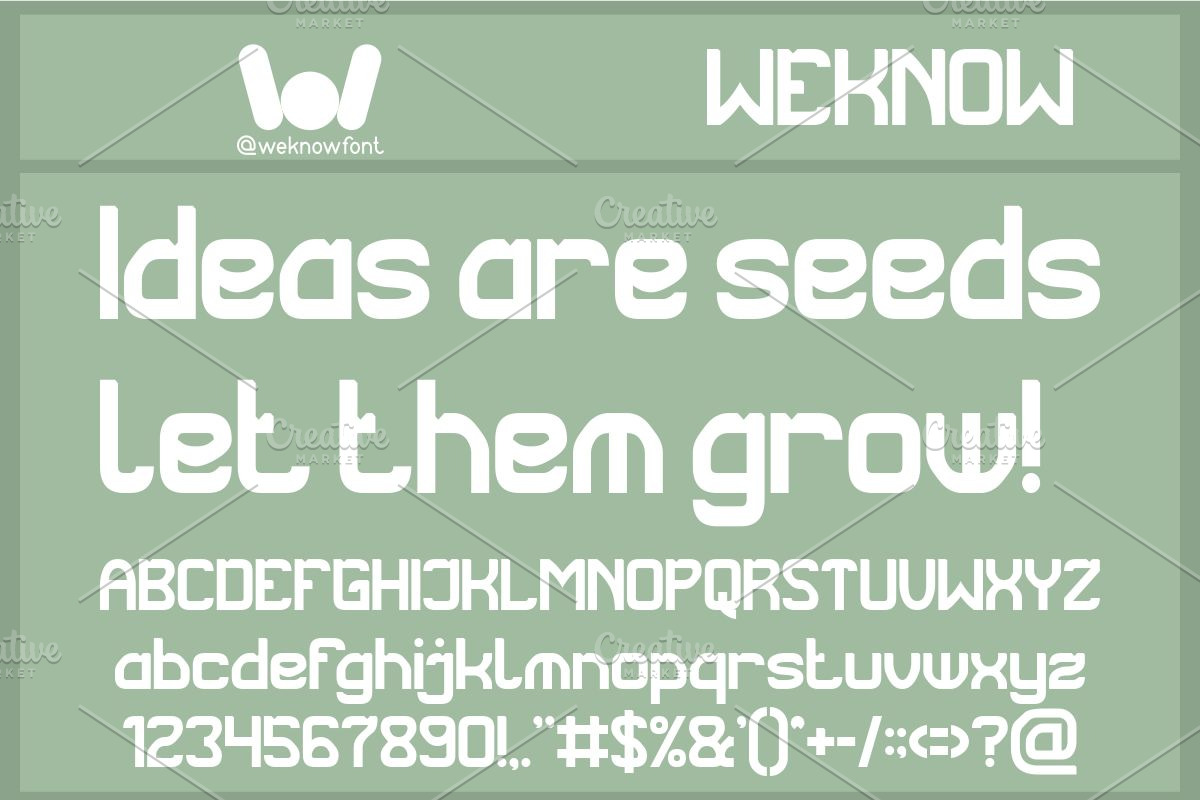 Enter Action font, a Font by weknow (Photo 5 of 8)