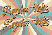 Retrobeat – Bold Retro Script Font, a Script Font by Letterara (Thumbnail 8 of 14)