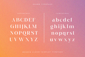 Kuano Classy Display Serif