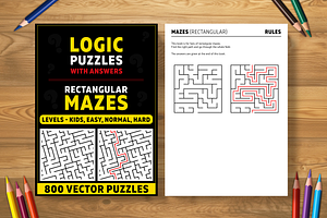 Rectangular Mazes - 4 books (2025)