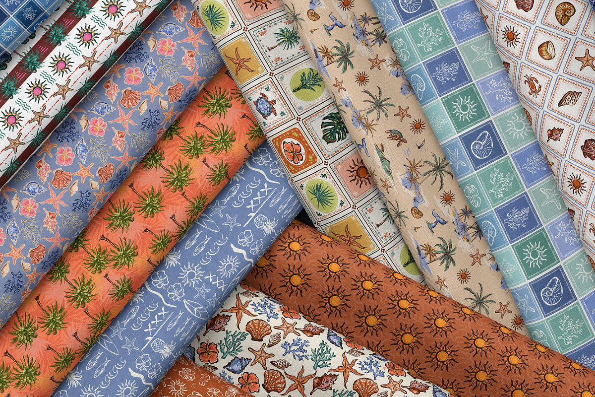 Nostalgic Coastal, a Pattern Graphic by MSNTY STUDIOX (Photo 4 of 36)