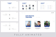 Minimal Bluish Powerpoint Template, a Presentation Template by ZAAS (Thumbnail 7 of 13)