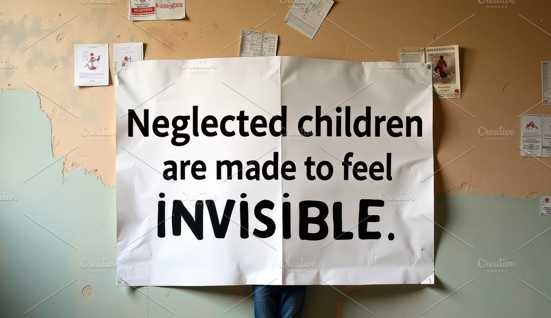 Invisible Childhood: Message Against, a School & Education Photo by Perpis