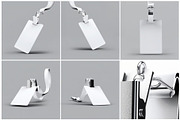 Lanyard Name Badge Tag Mock-up, an Advertising Mockup by Se٧enStudio (Thumbnail 9 of 10)