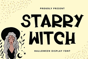 StarryWitch - Halloween Display Font