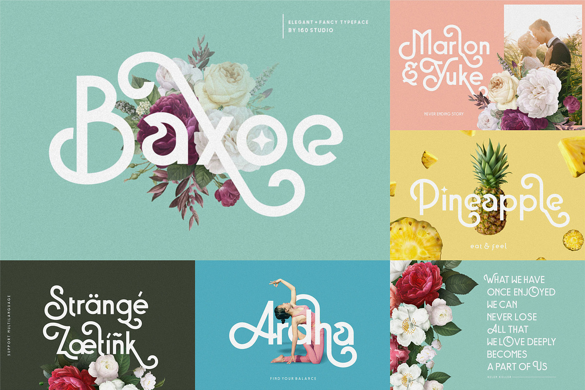 160 Studio Font Bundle | 95% OFF, a Sans Serif Font by 160 Studio (Photo 7 of 29)