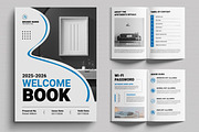 Welcome Book Design Template Layout, a Stationery Template by MightyDesign (Thumbnail 1 of 6)