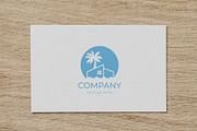 Beach resort real estate logo design, a Branding & Logo Template by Medianeka (Thumbnail 2 of 3)