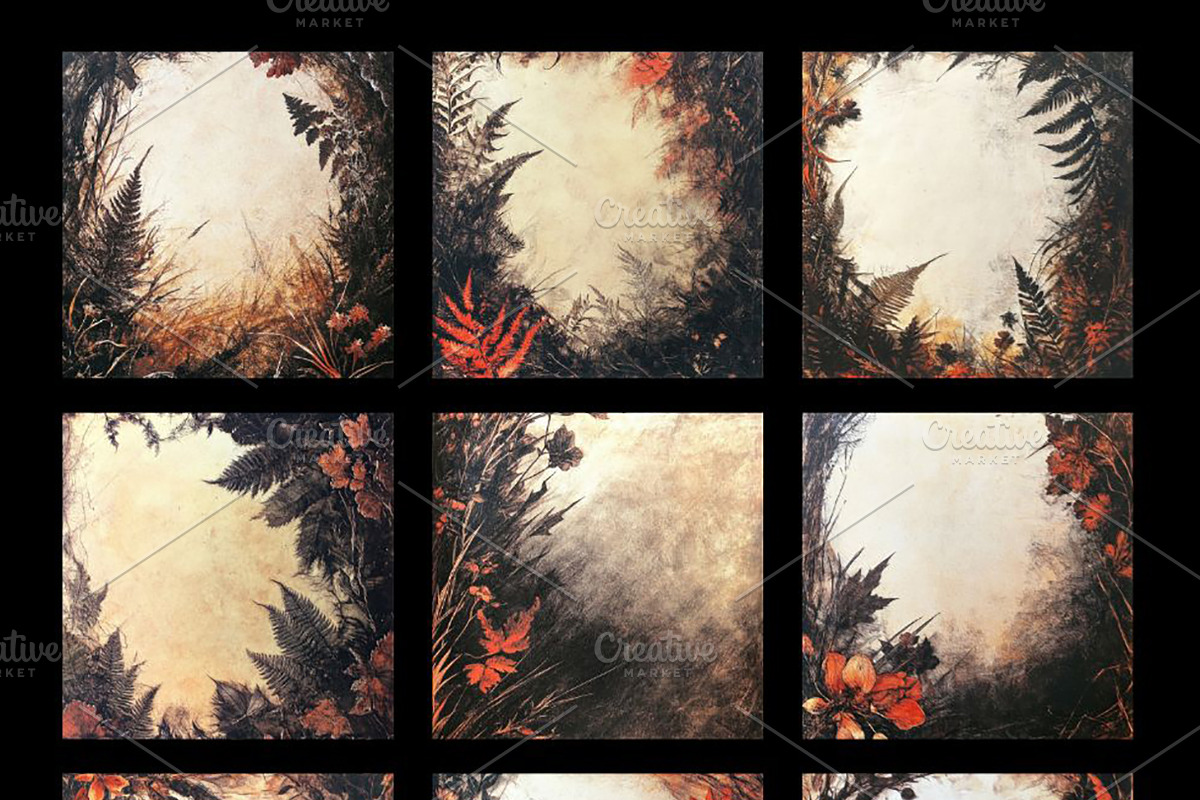 Prehistoric Botanical Frames, a Background Graphic by pictures for you (Photo 7 of 13)