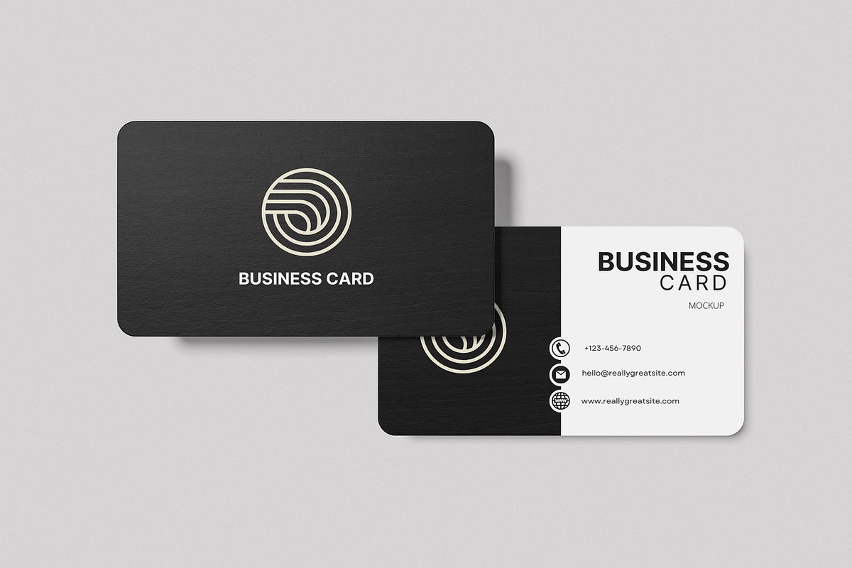 Business card mockup, an Advertising Mockup by Twins_studio926 (Photo 3 of 5)