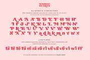 Wicked Hearts Retro Serif, a Serif Font by Sam Parrett (Thumbnail 12 of 12)