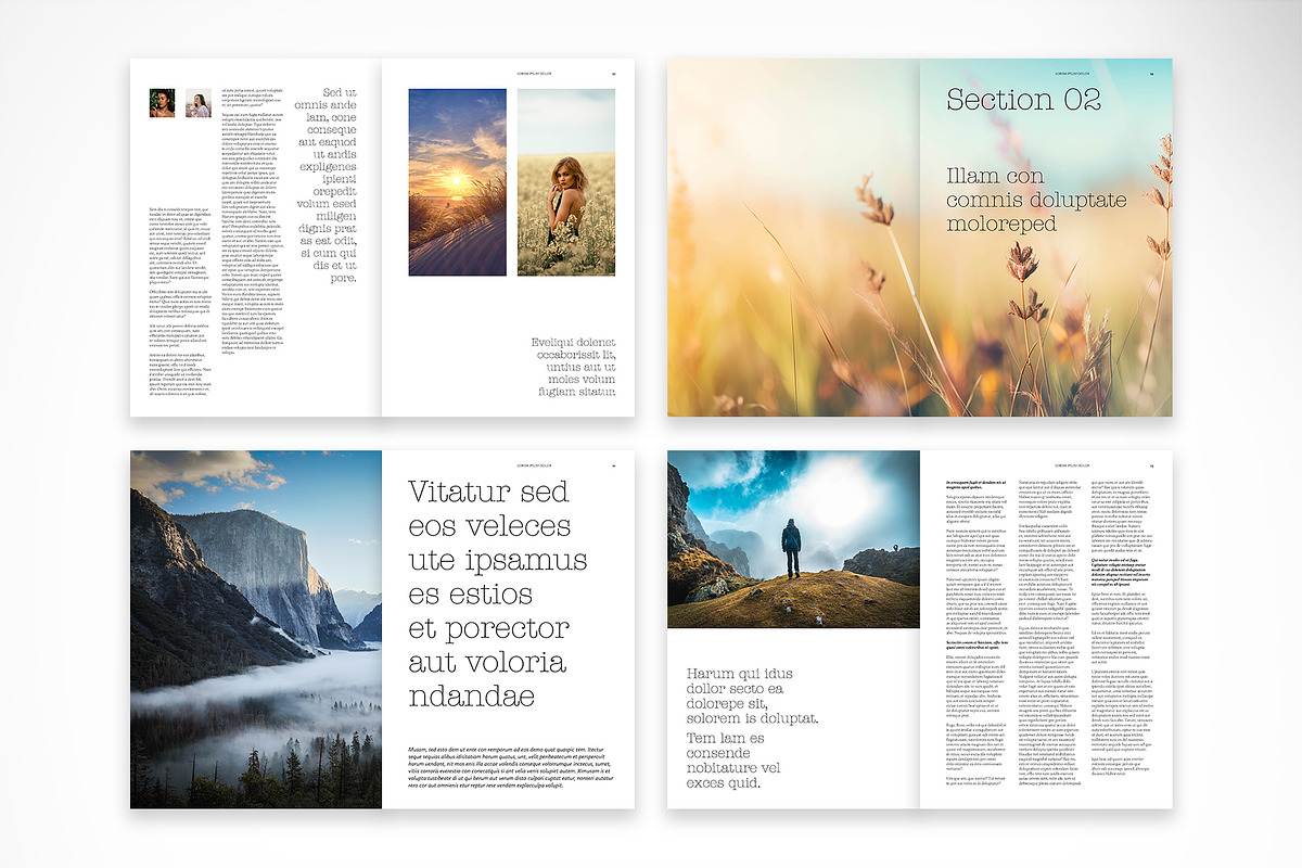 Nature & Travel Editorial Magazine, a Magazine Template by McLittle Stock (Photo 4 of 6)