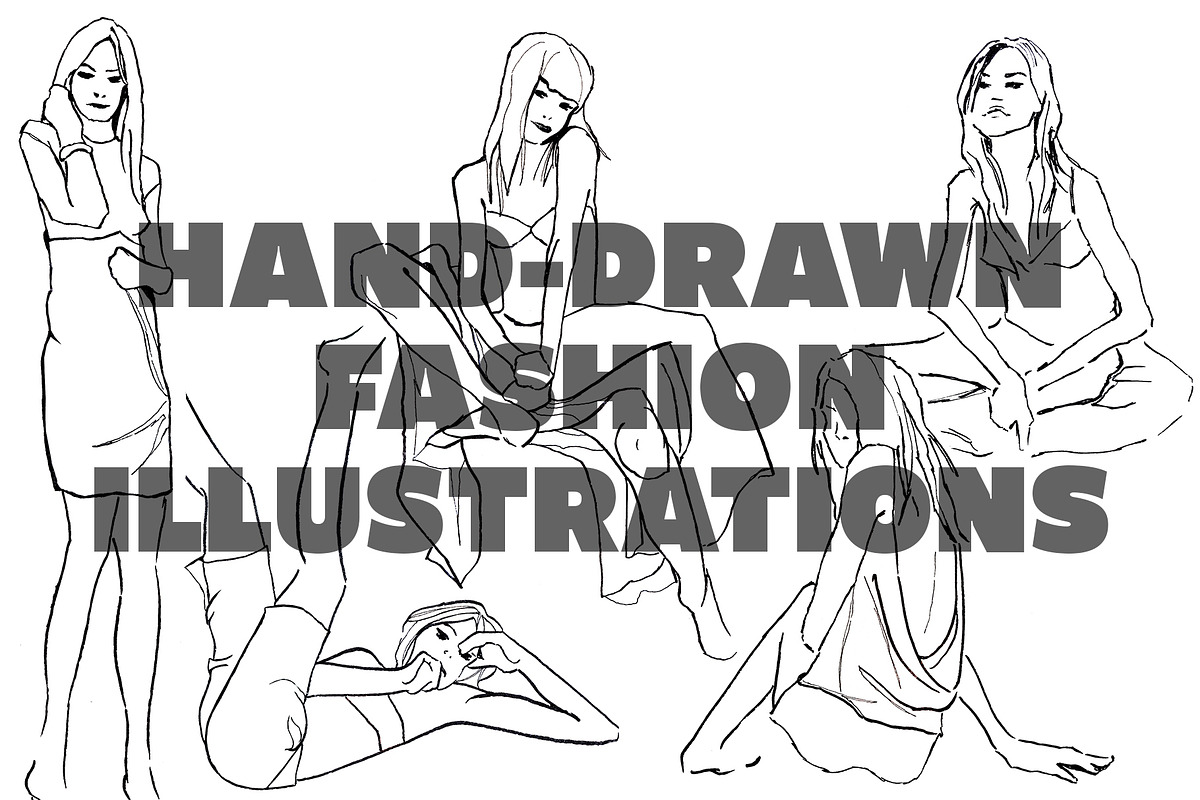 Hand-drawn fashion illustrations, a Person Illustration by Unique Assembly (Photo 1 of 6)