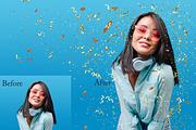 Confetti Photoshop Brushes, a Brush Add-On by Photohacklovers (Thumbnail 2 of 6)