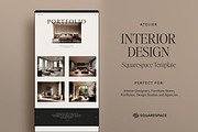 Atelier Squarespace Website Template, a Squarespace Template by Avelã Creative (Thumbnail 1 of 8)