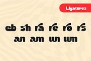 Garnisha - Retro Display Font, a Sans Serif Font by Rishsketch (Thumbnail 14 of 16)