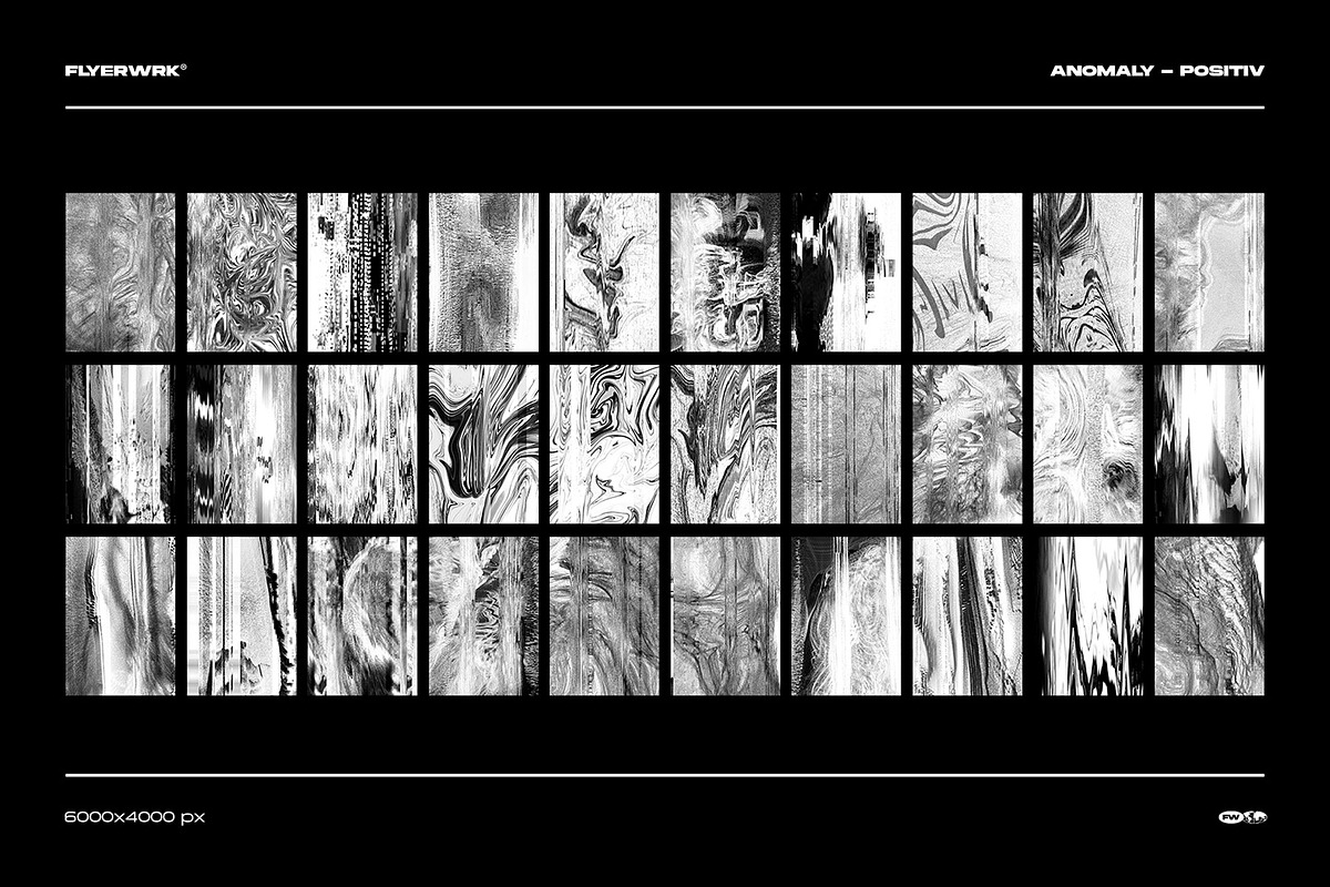 Anomaly - 32 Digital Glitch Textures, a Texture Graphic by FLYERWRK (Photo 8 of 10)